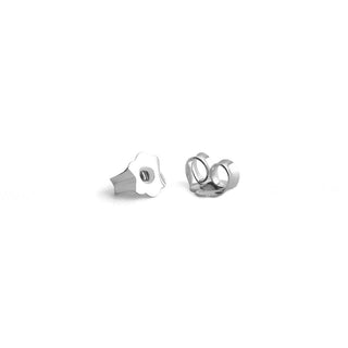 1/4 Carat Diamond Halo Stud Earrings in 10K White Gold