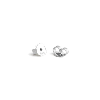 1/3 Carat Diamond Swirl Earrings in Sterling Silver