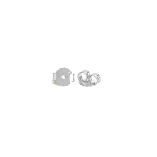 1/6 Carat Diamond Drop Earrings in Sterling Silver