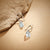 2.00 Carat Blue Topaz Dangle Earrings in Sterling Silver