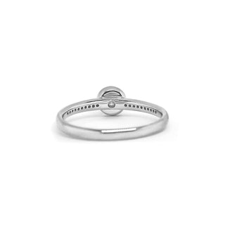 Diamond Geometric Ring in 10K White Gold