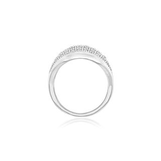 1.00 Carat Diamond Ring in Sterling Silver