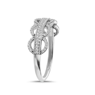 1/5 Carat Diamond Fashion Ring in Sterling Silver