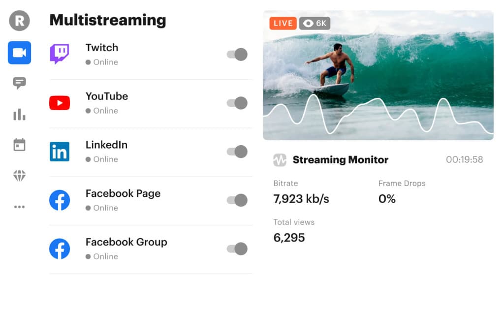 plateforme de multistreaming restream